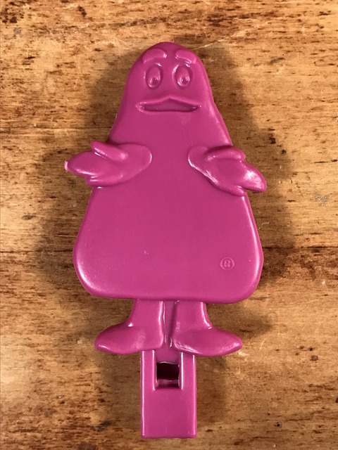 Vintage McDonald's “Grimace” Plastic Whistle (1)