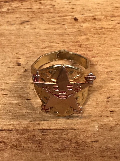 Vintage Carl's Jr. Star Toy Ring (2)