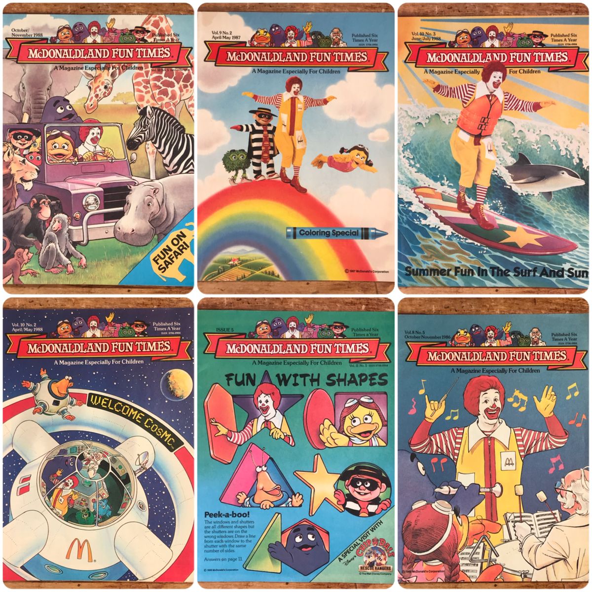 McDonaldland Fun Times “Sounds Like Fun!” Magazine