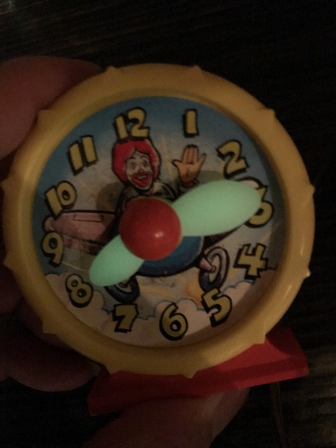 Vintage McDonald's “Ronald” Clock Happy Meal Toy (18)