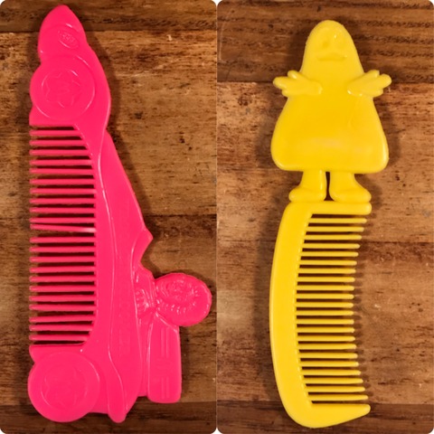 Vintage McDonald's “Grimace” Plastic Comb