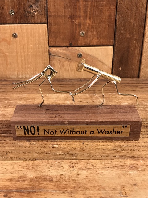 Vintage “No! Not Without a Washer” Display Figurines (1)