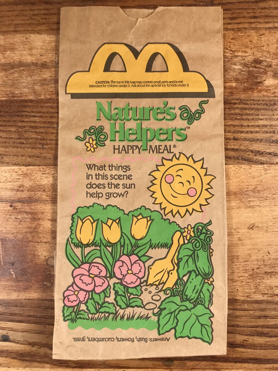 80～90'sマクドナルドのハッピーミールの紙袋のアイテムを10点