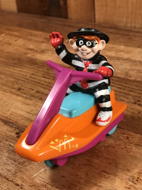 Vintage McDonald's “Hamburglar” Rev-Up Happy Meal Toy (2)