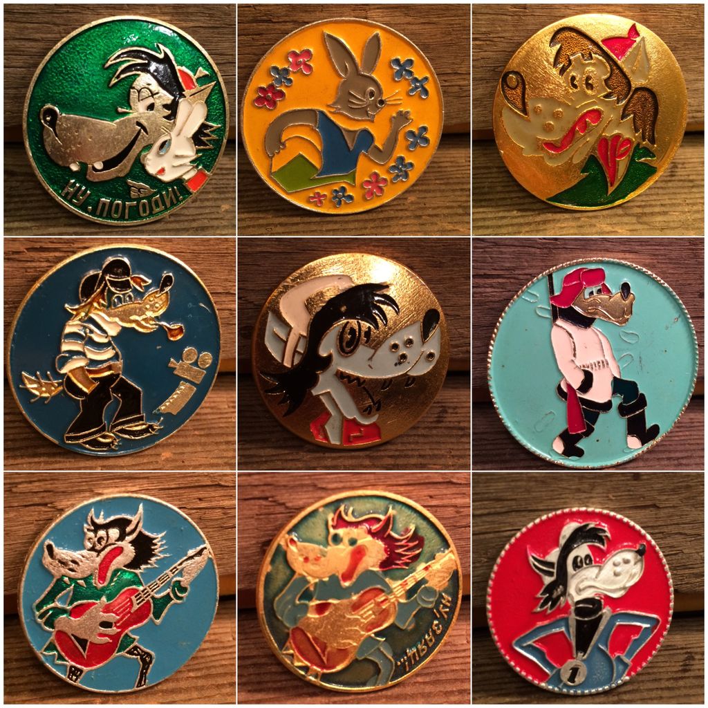 旧ソ連時代に作られたアニメキャラクター「ヌ・パガディ」のオオカミ