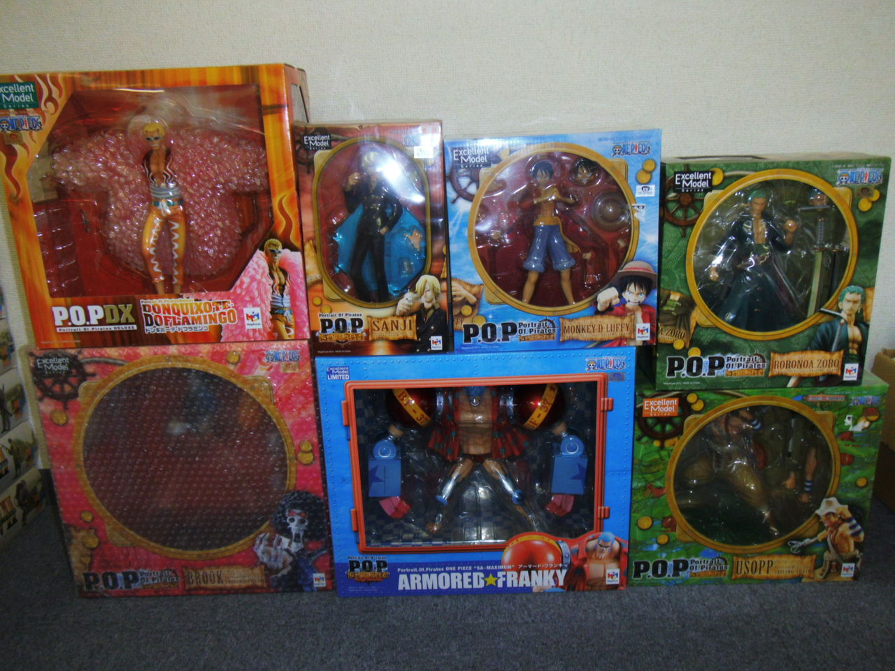 鹿児島県鹿児島市にフィギュアの出張買取にお伺いしました ジョジョ P O P One Piece クローズ フィギュア 出張 買取 売る おもちゃ買取トイズキング スタッフブログ 全国どこでも出張買取