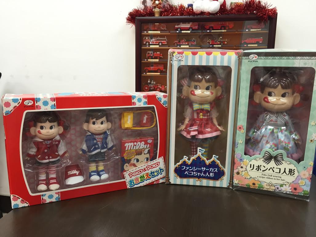 東京買取センター 出張買取しました 不二家 ペコちゃん ポコちゃん ハローキティ 人形 クリスマス 正月 出張 買取 おもちゃ買取トイズキング スタッフブログ 全国どこでも出張買取