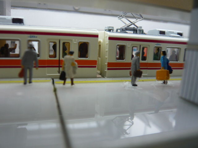 鉄コレ・東武『区間快速』最終日47列車セットにお客さん乗せました