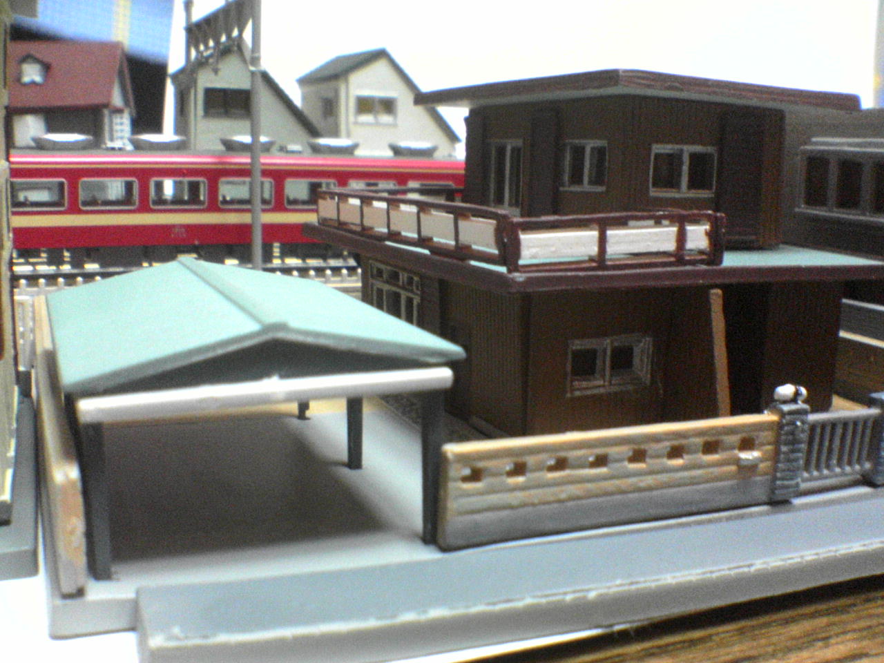 ジオコレ　中学校　現代住宅　他6個セット ジオコレ 中学校 現代住宅 他6個セット 模型・プラモデル