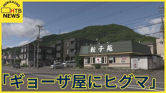 【北海道 】「ギョーザ屋の辺りにヒグマ」札幌市手稲区の国道5号