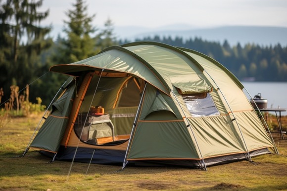 でかい2ルームテント初めて使ったけど撤収がつらい・・・