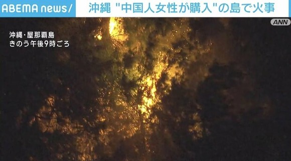 【悲報】中国人女性が買った無人島、焼ける・・・