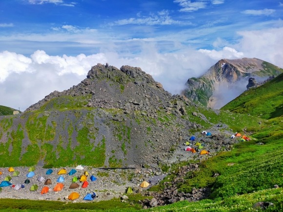 【北アルプス】よく見たら予約不要なテン場も結構あるのね