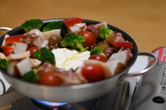 【画像】アヒージョできた????