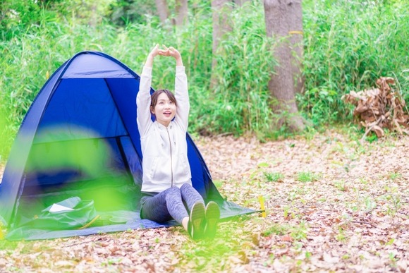 山で１人テント張って暮らす生活