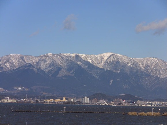 冬の比良山地  (1)