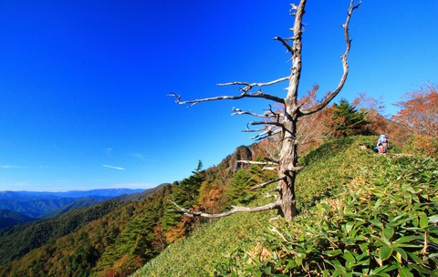 山と青空