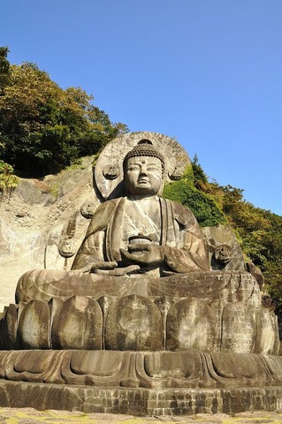 千葉県鋸南町、日本寺大仏
