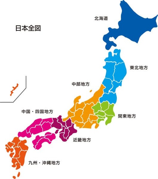 日本地図