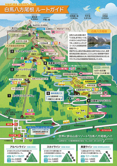 白馬八方尾根ルートガイド (1)