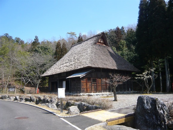 岐阜ファミリーパークに移築された旧増山家 (1)