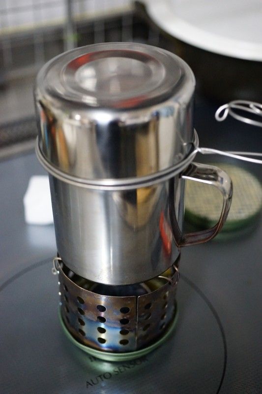 100均で自作 アルコンアルスト用にダイソーのかき揚げリングとミニ蚊取り線香缶 登山ちゃんねる