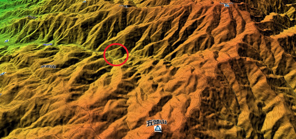 五頭山３Ｄマップ