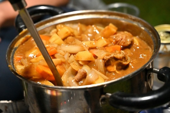 【画像】会社員「会社のみんなでキャンプに来ました！お昼はカレーを作るぞー！」