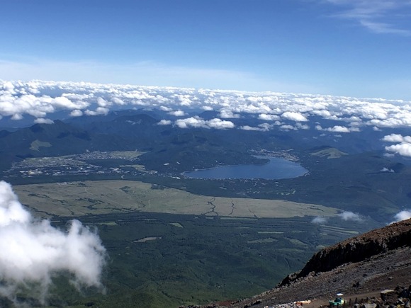 富士山からの景色