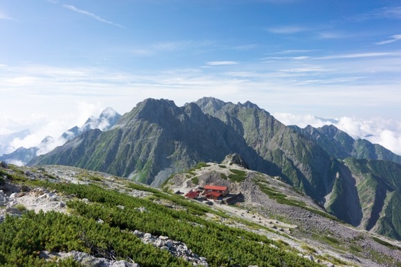 大キレットを通過するルートを一泊二日って厳しい？