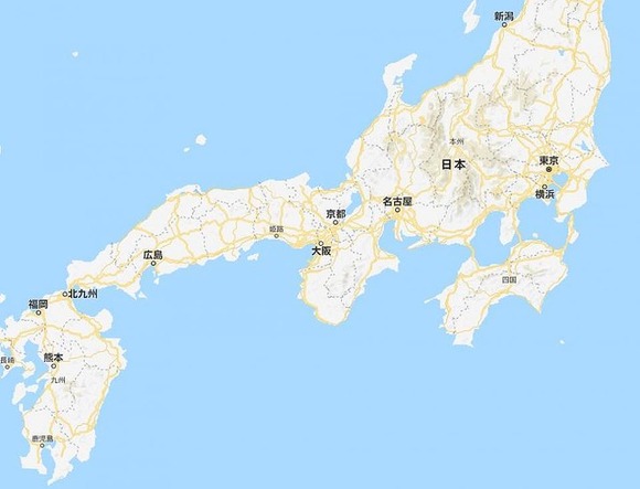 四国が関東方面へと大移動