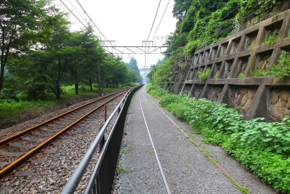 【画像】夜中に廃線跡を歩いて通った・・・・・・・・・・・・