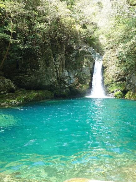 【画像】原付で「にこ淵」に行ってきた！仁淀川ブルーも鮮やか