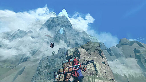 【TGS】絶壁の岩山を登っていくクライミングゲーム「Cairn」をプレイ！雄大な自然、そびえたつ山、登り切った達成感