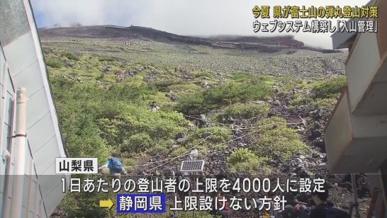 【静岡】富士山の弾丸登山対策始まる！山小屋に寝泊まりしないと登れなくなる