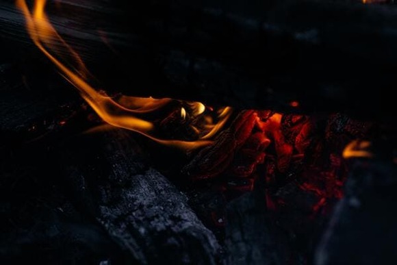 camping fire
