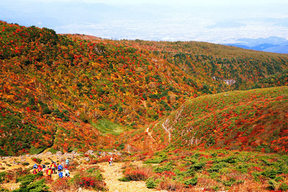 安達太良山紅葉