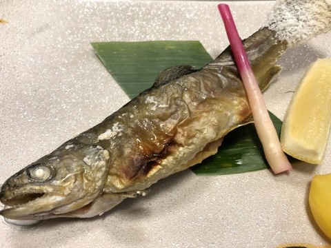 鮎の塩焼き