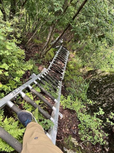 【画像】ハシゴだらけの山に登ってきた！！！！！