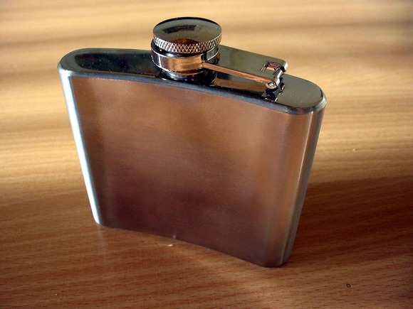A hip flask