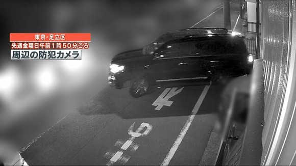【注意】都内住宅街で高級車「ランドクルーザー」盗難の瞬間！ハンドルロック対策も破られ持ち去られる…相次ぐ高級車盗難なぜ？