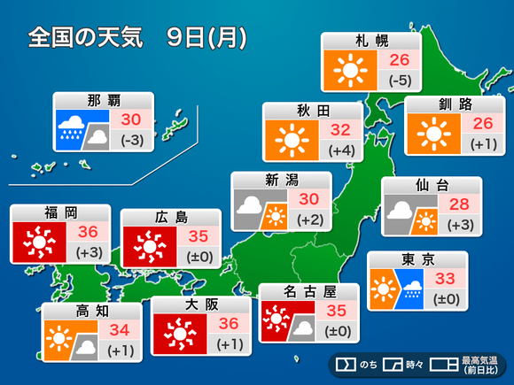 残暑「やあ」