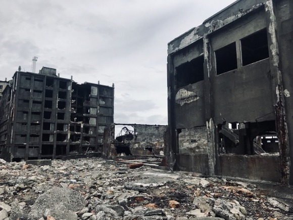 【画像】軍艦島、不気味過ぎる
