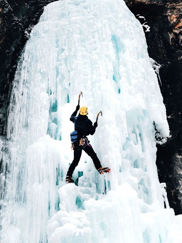 ice climbing