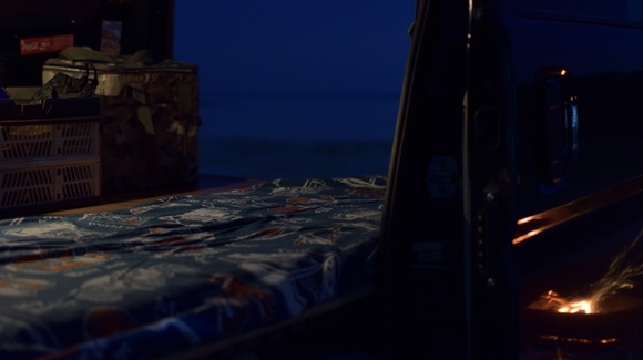 車中泊したら結露すんごい・・・