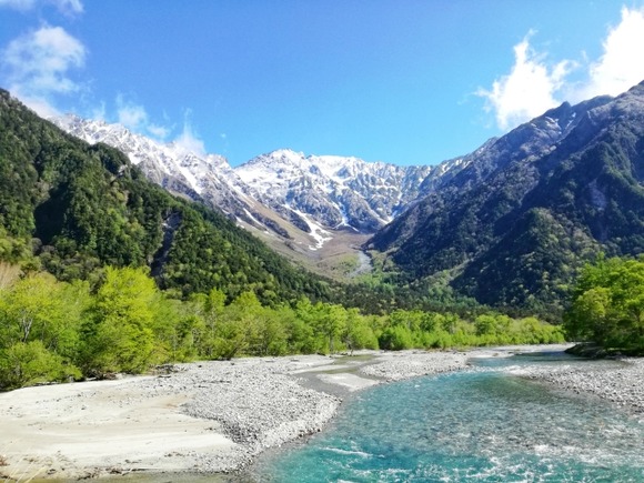 デートにワンピースとミュールで行ったら、行き先が上高地帝国ホテル宿泊のかっぱ橋～大正池～明神池だった