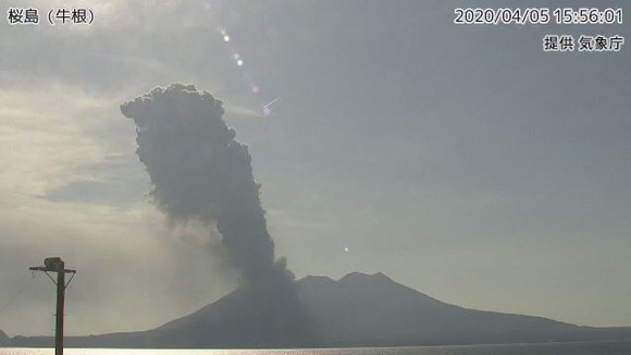 桜島爆発