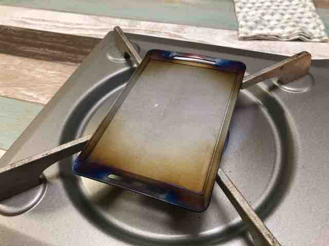 鉄板シーズニング とうとうダイソーで鉄板がっ コラムなブログ