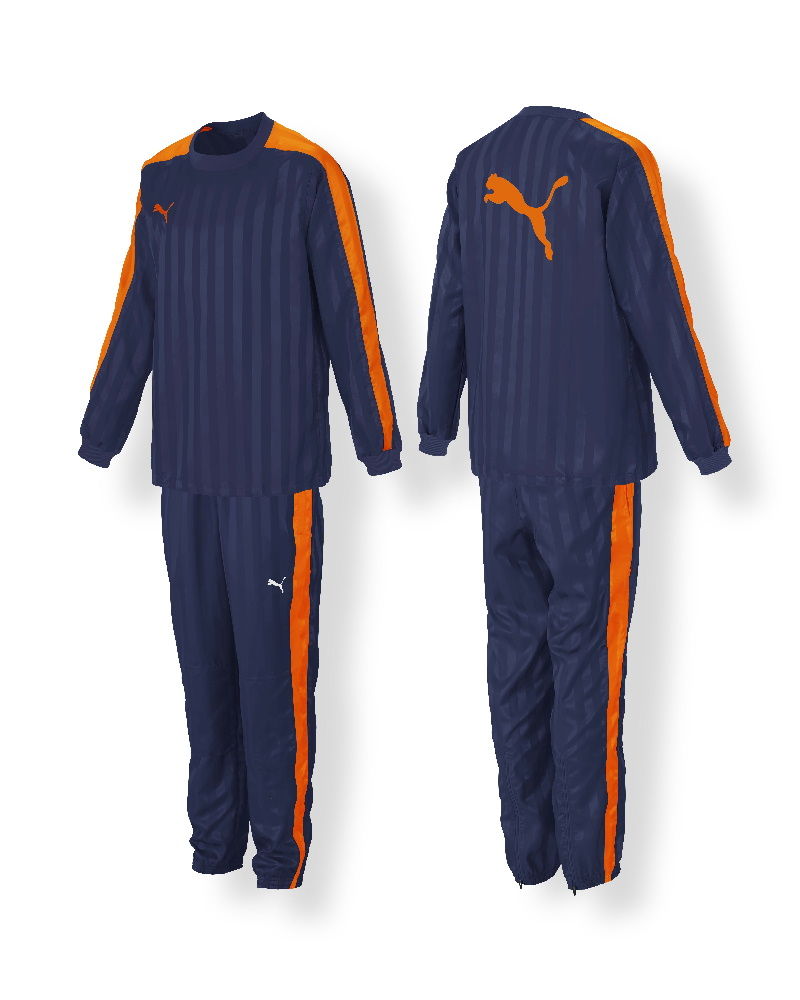 Puma チームオーダー対応定番ピステ ジャージ ユニフォーム女子