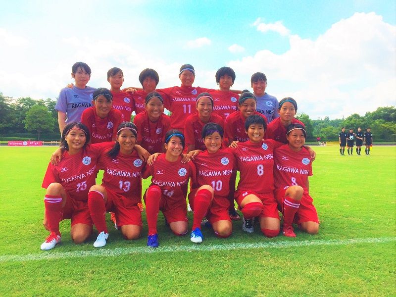 Mizuno 四国学院大学香川西高校女子サッカー部 ジャージ ユニフォーム女子